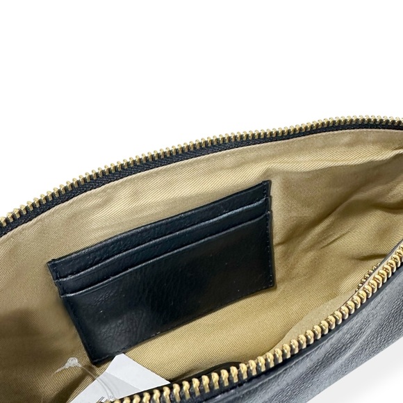 ALLSAINTS Half Moon Leather Crossbody Bag - Black - Picture 9 of 14